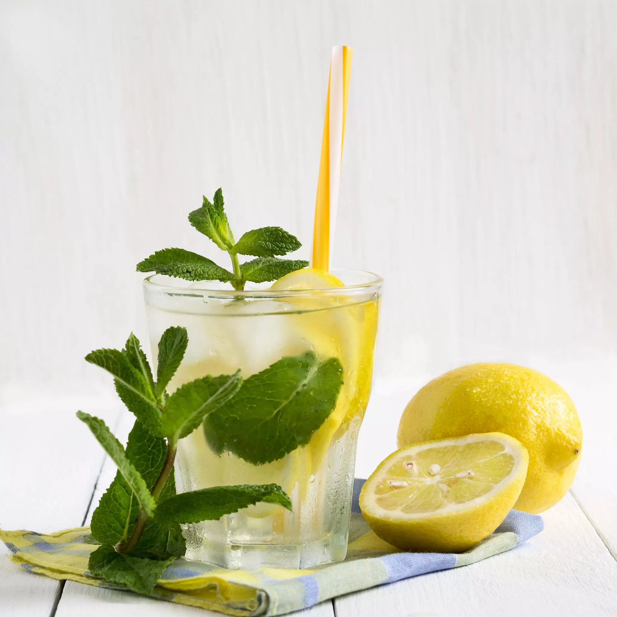 Mint detox water for weight loss in morning