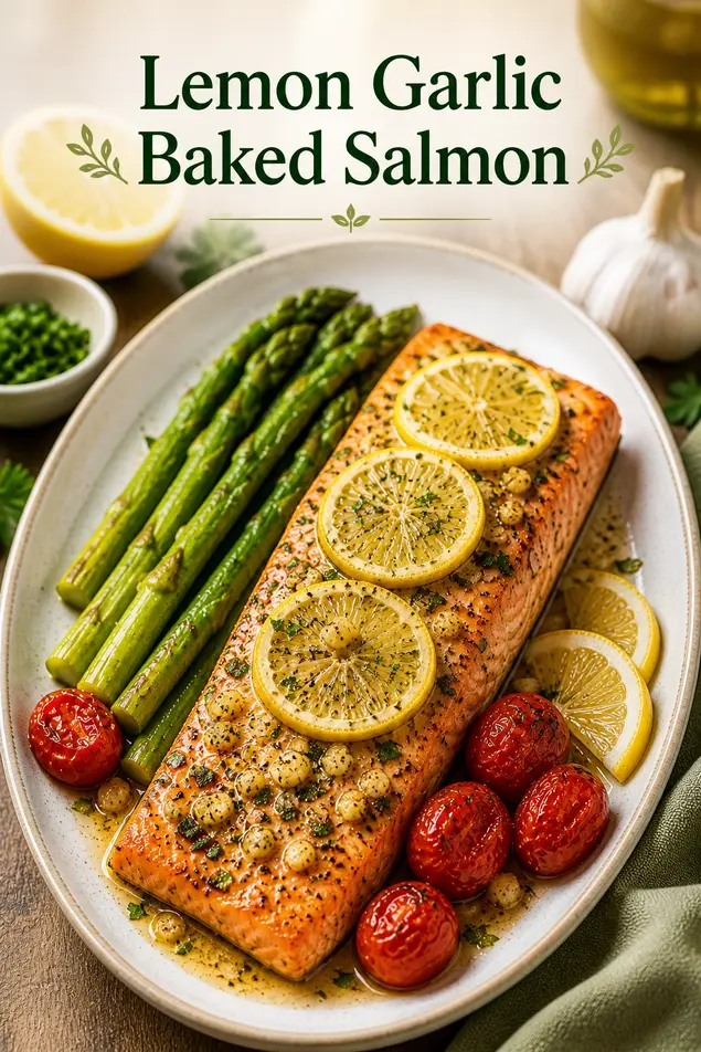 Mediterranean diet recipes for beginners lemon garlic baked salmon healthy fish meal with vegetables olive oil recipe